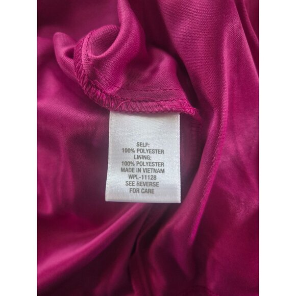 Dressbarn Womens Fuchsia Sleeveless Dress 16W - Picture 6 of 7